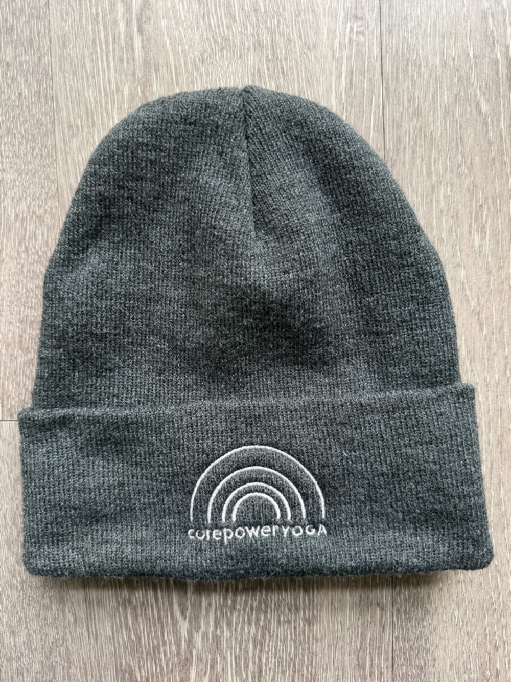 Dark Gray Knit Beanie